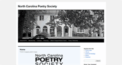Desktop Screenshot of ncpoetrysociety.org